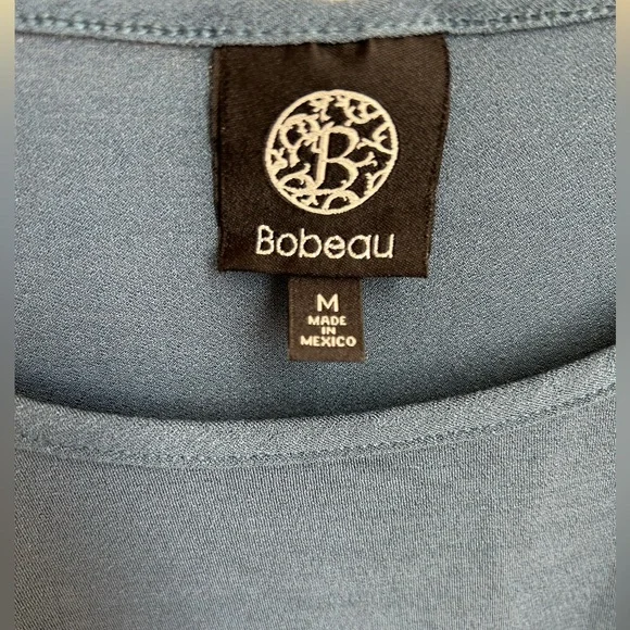 Bobeau Teal Gathered Waist Dolman Sleeve Blouse Size M - Picture 3 of 3